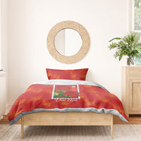 Aloha Hawaii Ohia Lehua Bedding Set Hawaiian Lei Stylized Stamp LT14 - Polynesian Pride