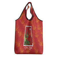 Aloha Hawaii Ohia Lehua Grocery Bag Hawaiian Lei Stylized Stamp LT14 - Polynesian Pride