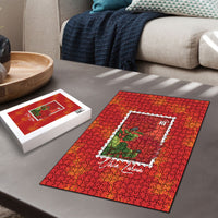 Aloha Hawaii Ohia Lehua Puzzle Hawaiian Lei Stylized Stamp LT14 - Polynesian Pride
