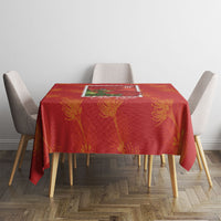 Aloha Hawaii Ohia Lehua Tablecloth Hawaiian Lei Stylized Stamp LT14 - Polynesian Pride