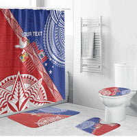 Tonga and Samoa Rugby Custom Bathroom Set Ikale Tahi Manu Samoa Together - Polynesian Pride