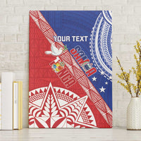 Tonga and Samoa Rugby Custom Canvas Wall Art Ikale Tahi Manu Samoa Together - Polynesian Pride