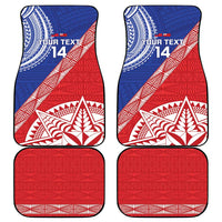 Tonga and Samoa Rugby Custom Car Mats Ikale Tahi Manu Samoa Together - Polynesian Pride