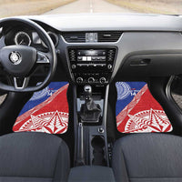 Tonga and Samoa Rugby Custom Car Mats Ikale Tahi Manu Samoa Together - Polynesian Pride