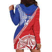 Tonga and Samoa Rugby Custom Hoodie Dress Ikale Tahi Manu Samoa Together LT14 - Polynesian Pride