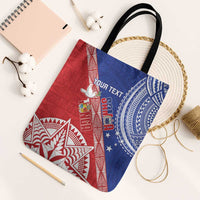 Tonga and Samoa Rugby Custom Tote Bag Ikale Tahi Manu Samoa Together - Polynesian Pride