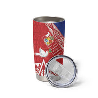 Tonga and Samoa Rugby Tumbler Cup Ikale Tahi Manu Samoa Together - Polynesian Pride