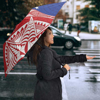 Tonga and Samoa Rugby Custom Umbrella Ikale Tahi Manu Samoa Together LT14 - Polynesian Pride