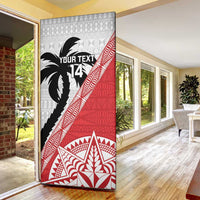 Fiji and Tonga Rugby Custom Door Cover Flying Fijians Ikale Tahi Together Pacific - Polynesian Pride