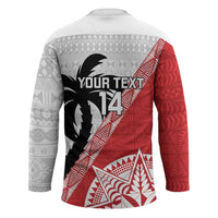 Fiji and Tonga Rugby Custom Hockey Jersey Flying Fijians Ikale Tahi Together Pacific LT14 - Polynesian Pride