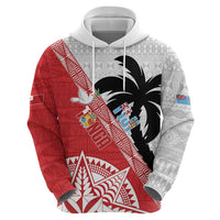 Fiji and Tonga Rugby Custom Hoodie Flying Fijians Ikale Tahi Together Pacific - Polynesian Pride