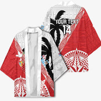 Fiji and Tonga Rugby Custom Kimono Flying Fijians Ikale Tahi Together Pacific - Polynesian Pride
