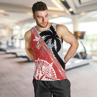Fiji and Tonga Rugby Custom Men Tank Top Flying Fijians Ikale Tahi Together Pacific - Polynesian Pride