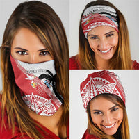 Fiji and Tonga Rugby Custom Neck Gaiter Flying Fijians Ikale Tahi Together Pacific - Polynesian Pride