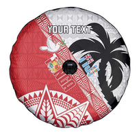 Fiji and Tonga Rugby Custom Spare Tire Cover Flying Fijians Ikale Tahi Together Pacific - Polynesian Pride
