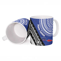 Fiji an Samoa Rugby Ceramic Mug Flying Fijians Manu Samoa Together Pacific LT14 - Polynesian Pride