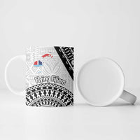 Fiji an Samoa Rugby Ceramic Mug Flying Fijians Manu Samoa Together Pacific LT14 - Polynesian Pride
