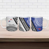 Fiji an Samoa Rugby Ceramic Mug Flying Fijians Manu Samoa Together Pacific LT14 - Polynesian Pride