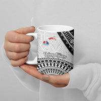 Fiji an Samoa Rugby Ceramic Mug Flying Fijians Manu Samoa Together Pacific LT14 - Polynesian Pride