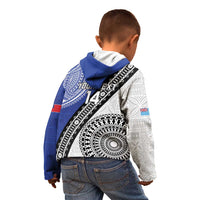 Fiji an Samoa Rugby Custom Kid Hoodie Flying Fijians Manu Samoa Together Pacific LT14 - Polynesian Pride
