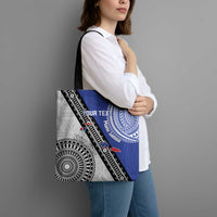 Fiji an Samoa Rugby Custom Tote Bag Flying Fijians Manu Samoa Together Pacific - Polynesian Pride