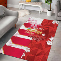 Canada and Japan Rugby Custom Area Rug Canucks Brave Blossoms Together Pacific - Polynesian Pride