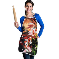 Hawaiian and Japanese Apron Koi Fish With Kanaka Polynesian Tattoo LT14 - Polynesian Pride