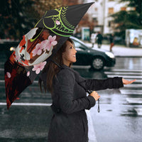 Hawaiian and Japanese Umbrella Koi Fish With Kanaka Polynesian Tattoo LT14 - Polynesian Pride