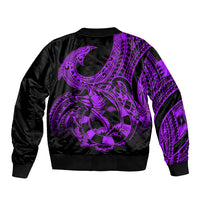 polynesia-sleeve-zip-bomber-jacket-fish-hook-tattoo-go-fishing-polynesian-pattern-purple