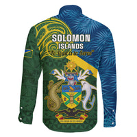 solomon-islands-family-matching-tank-maxi-dress-and-hawaiian-shirt-tropical-leaves-with-melanesian-pattern