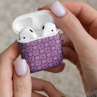 Poni Palaka Quilt Hawaii AirPods Case Hawaiian Tropical Monstera Sea Turtle