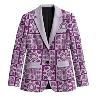 Poni Palaka Quilt Hawaii Blazer Hawaiian Tropical Monstera Sea Turtle