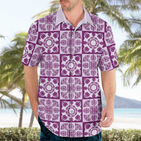 Poni Palaka Quilt Hawaii Hawaiian Shirt Hawaiian Tropical Monstera Sea Turtle LT14 - Polynesian Pride