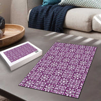 Poni Palaka Quilt Hawaii Puzzle Hawaiian Tropical Monstera Sea Turtle LT14 - Polynesian Pride