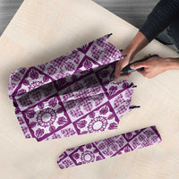 Poni Palaka Quilt Hawaii Umbrella Hawaiian Tropical Monstera Sea Turtle LT14 - Polynesian Pride