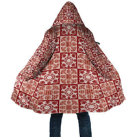 Ulaula Palaka Quilt Hawaii Cloak Hawaiian Tropical Monstera Sea Turtle LT14 Unisex Red - Polynesian Pride