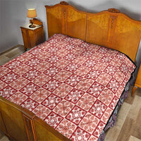 Ulaula Palaka Quilt Hawaii Quilt Hawaiian Tropical Monstera Sea Turtle