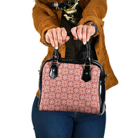 Ulaula Palaka Quilt Hawaii Shoulder Handbag Hawaiian Tropical Monstera Sea Turtle