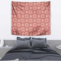 Ulaula Palaka Quilt Hawaii Tapestry Hawaiian Tropical Monstera Sea Turtle