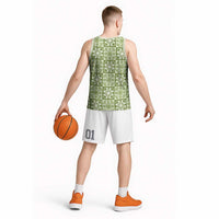 Omaomao Palaka Quilt Hawaii Basketball Jersey Hawaiian Tropical Monstera Sea Turtle