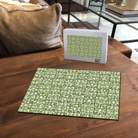 Omaomao Palaka Quilt Hawaii Puzzle Hawaiian Tropical Monstera Sea Turtle LT14 - Polynesian Pride