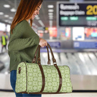 Omaomao Palaka Quilt Hawaii Travel Bag Hawaiian Tropical Monstera Sea Turtle