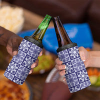 Polu Palaka Quilt Hawaii 4 in 1 Can Cooler Tumbler Hawaiian Tropical Monstera Sea Turtle