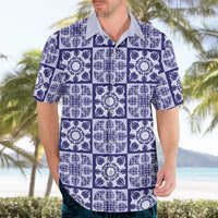 Polu Palaka Quilt Hawaii Hawaiian Shirt Hawaiian Tropical Monstera Sea Turtle LT14 - Polynesian Pride