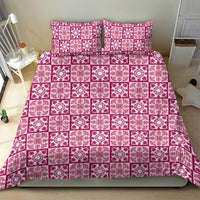 Akala Palaka Quilt Hawaii Bedding Set Hawaiian Tropical Monstera Sea Turtle LT14 - Polynesian Pride