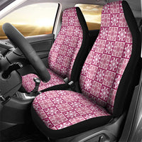 Akala Palaka Quilt Hawaii Car Seat Cover Hawaiian Tropical Monstera Sea Turtle