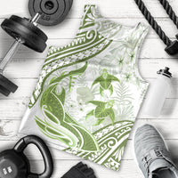 Lime Green Polynesia Men Tank Top Polynesian Turtle Shark Tattoo Tropical Vintage LT14 - Polynesian Pride