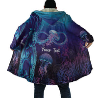 Polynesia Jellyfish Memorial Personalised Cloak Infinity Jellies Polynesian Pattern