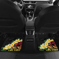 Wallis and Futuna Victory Day Car Mats Liberty Equality Fraternity Polynesian Plumeria