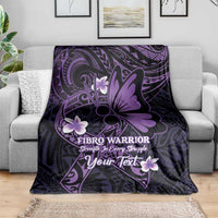 Personalised Fibromyalgia Awareness Month Blanket Fibro Warrior Strength In Every Struggle